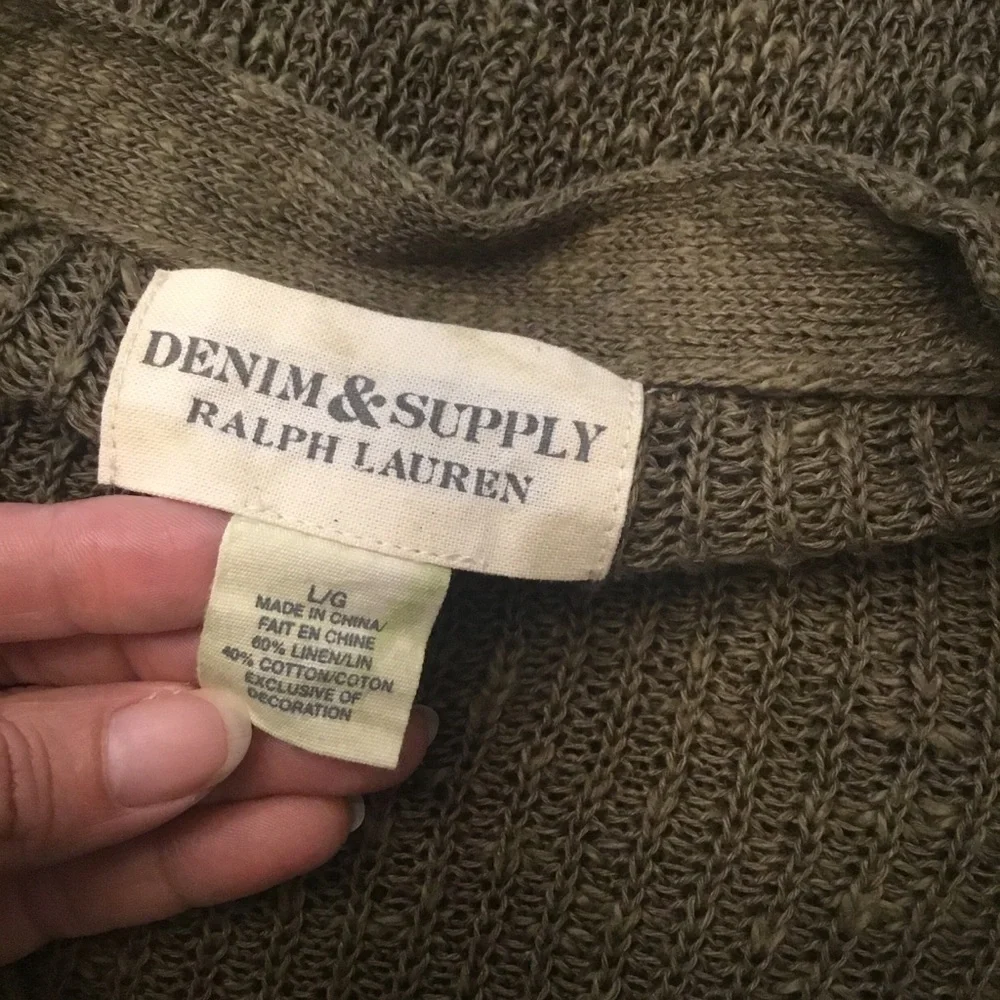 Denim & Supply Ralph Lauren Sweater Cardigan Size L